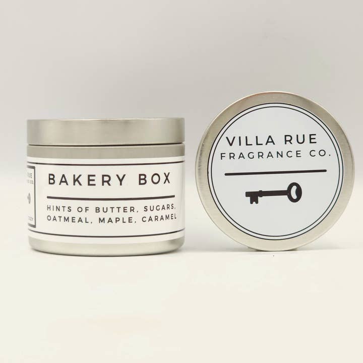 Bakery Box - 4oz Soy Coconut Candle for wholesale by Villa Rue Fragrance Company