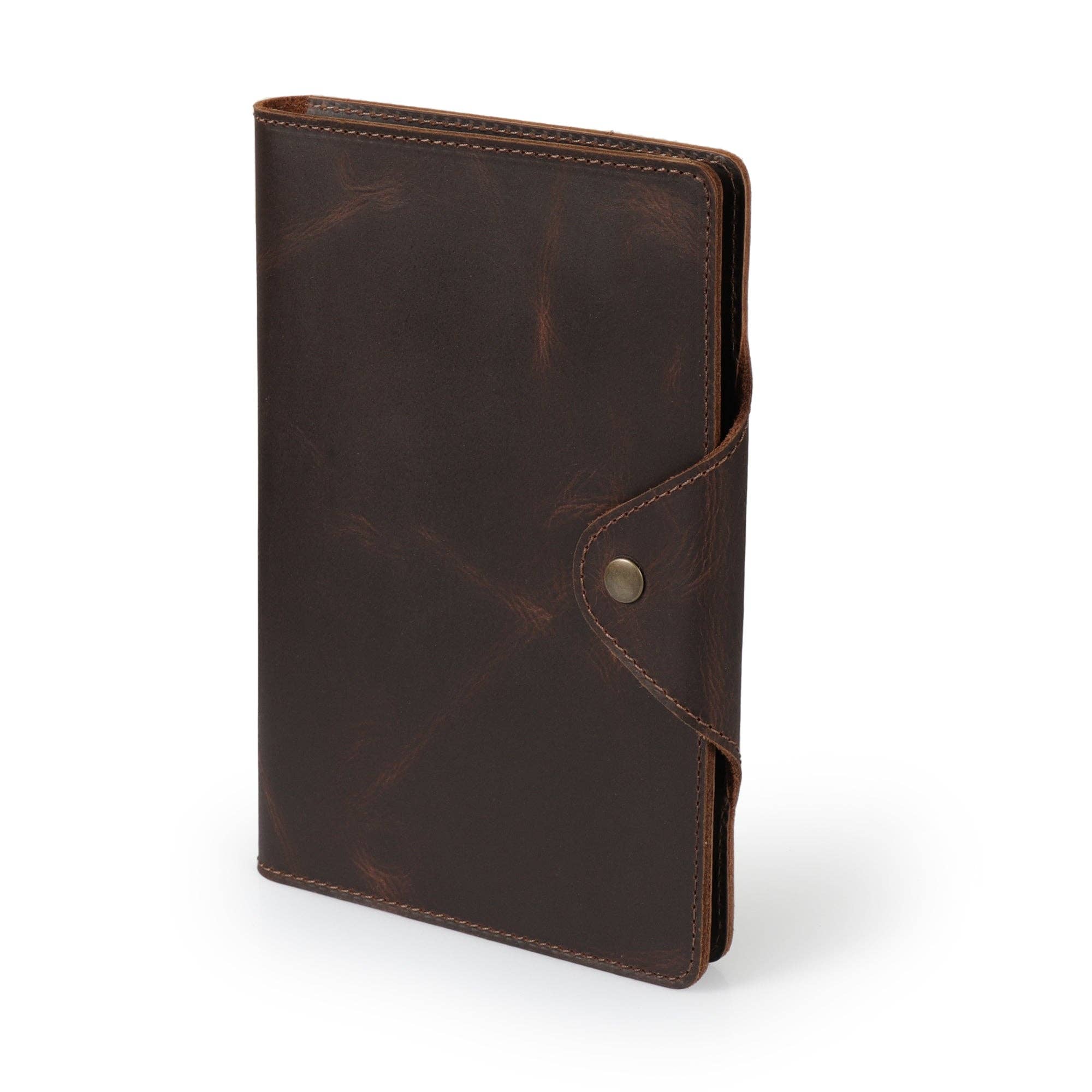 Londo - Wholesale Journal Cover - Londo Personalized Top Grain Leather Portfolio with Notepad (Snap Closure & Lock)50