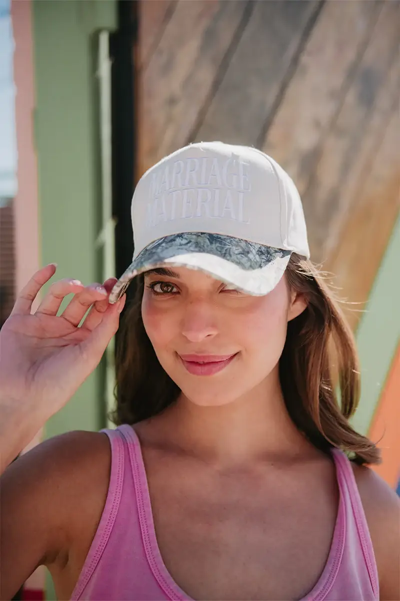 Katydid - Wholesale Trucker Hat - Women's - Marriage Material Two-Toned Trucker Hats For Women7
