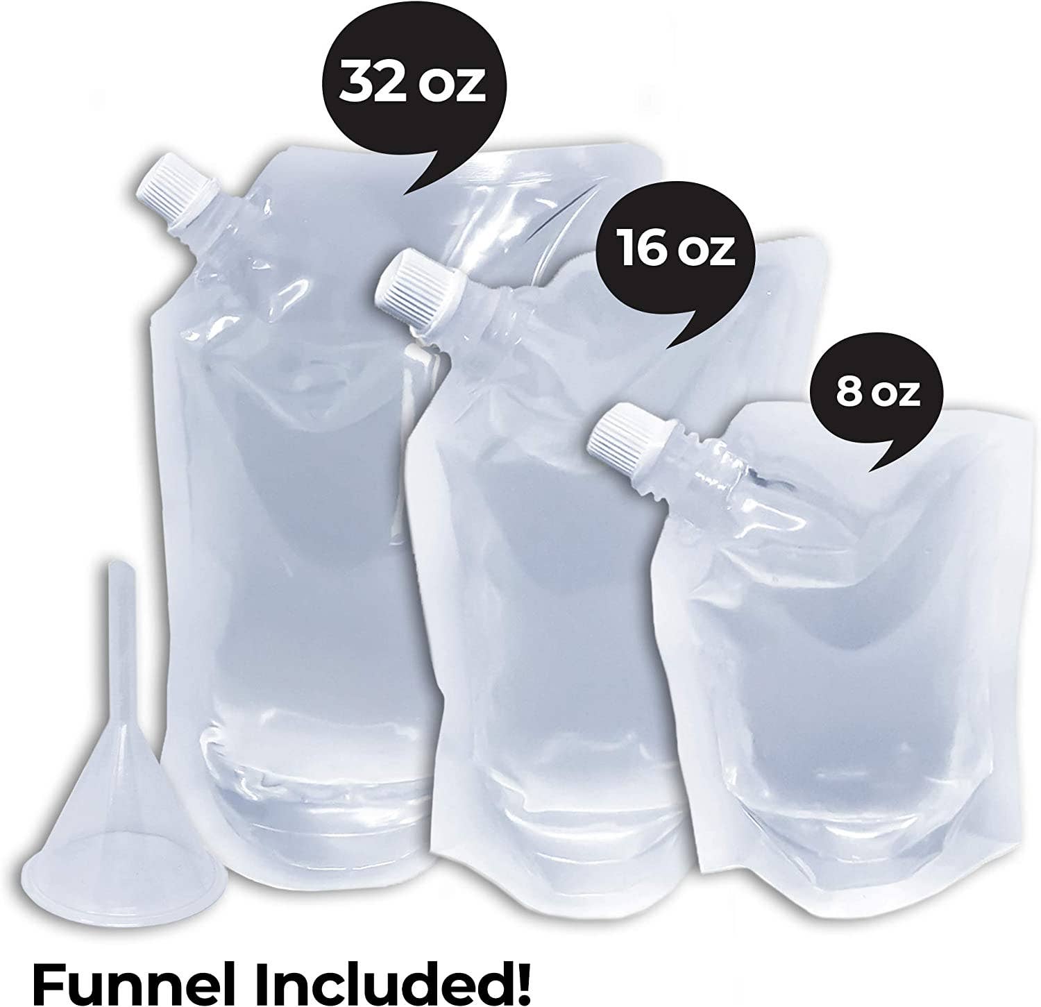 Zulay Kitchen - Wholesale Flask - Premium Plastic Flasks For Liquor - Cruise & Travel Flasks8