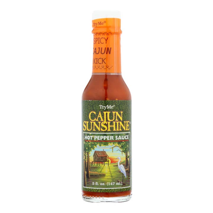 Try Me Cajun Sunshine - Hot Pepper Sauce - Case Of 6 - 5 Oz. for wholesale by Ware Spark