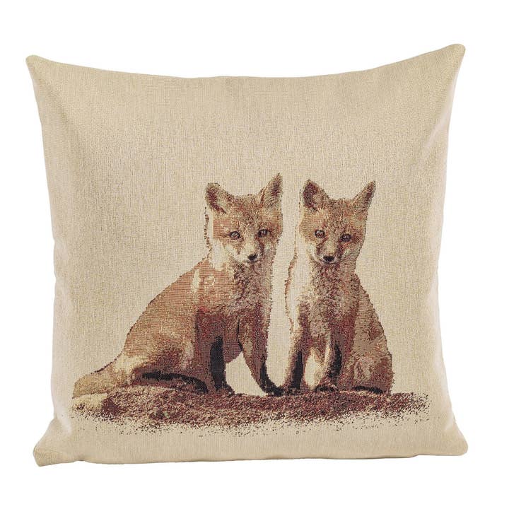 Funda de cojín FOX, Gobelin Jacquard, 45x45 cm para venta al por mayor de Hesta