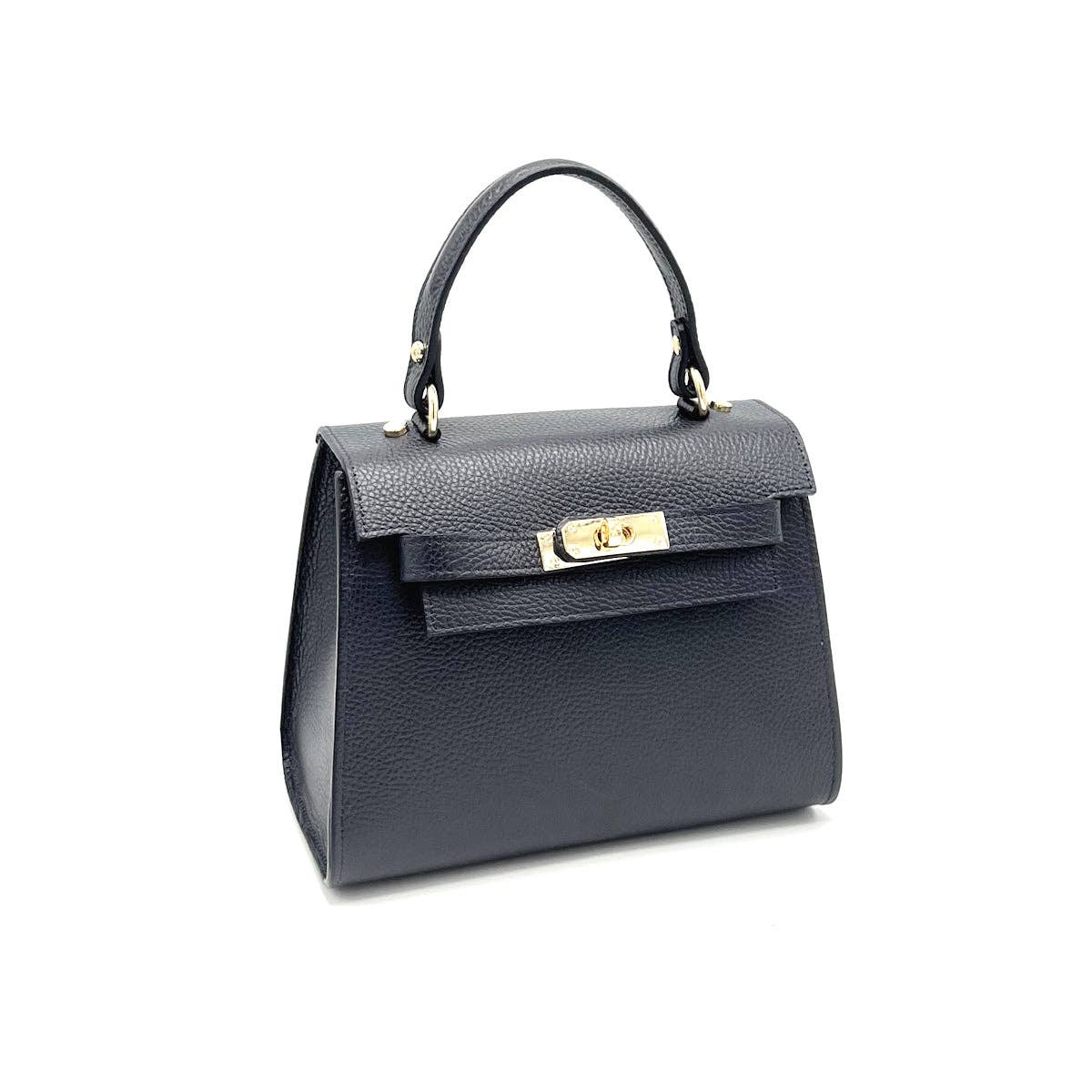 Suie Valentini srl - Wholesale Top Handle Bag - Women's - Genuine leather top handle bag, Made in Italy, art. 1126316