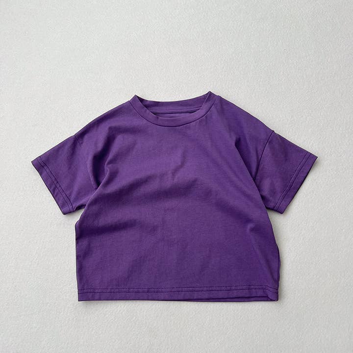 MyKids-USA® - Wholesale T-Shirt - Kids - Baby Solid Color Thin Style Fashion Unisex T-Shirt8