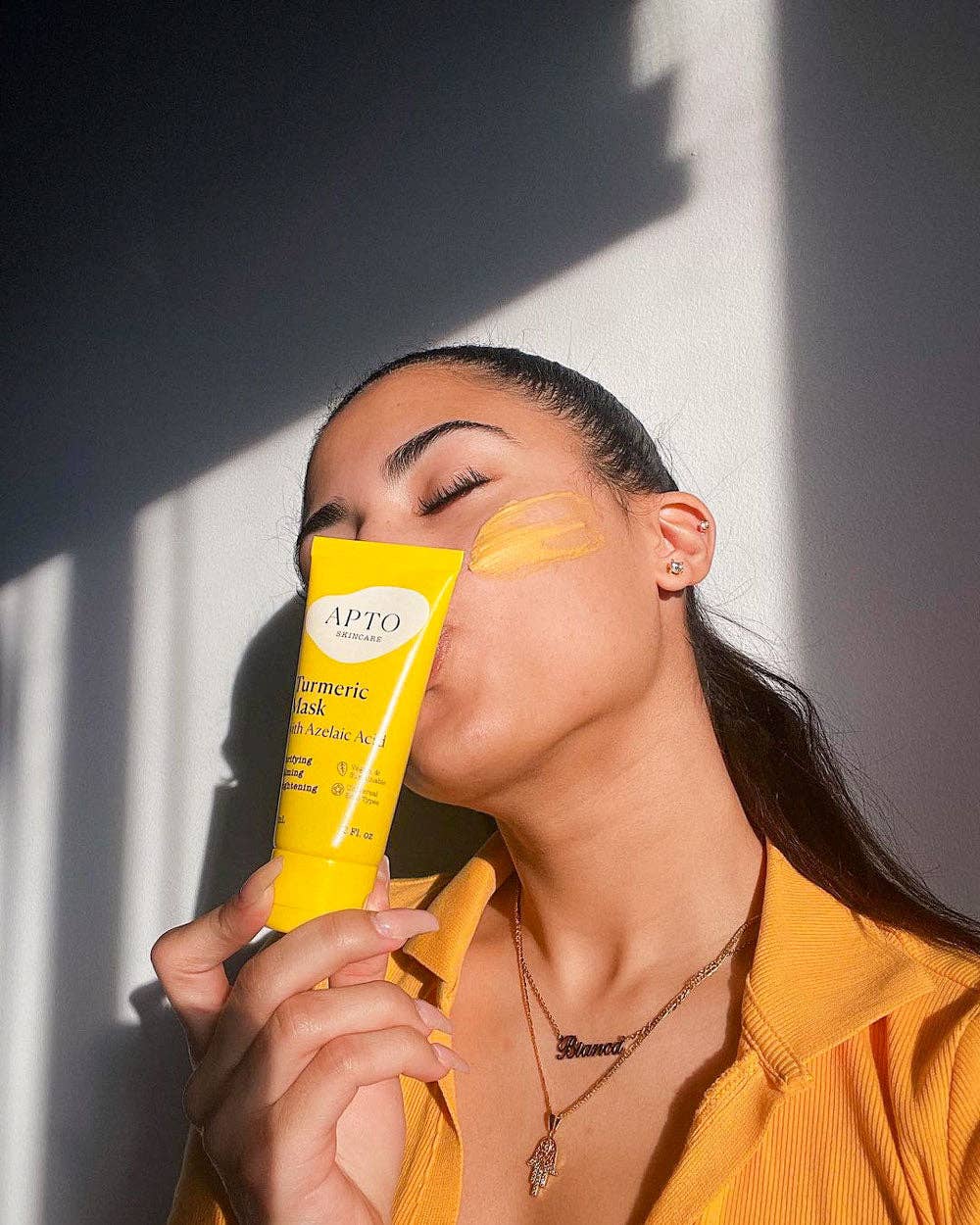 Apto Skincare - Wholesale Skincare Face Mask - Turmeric & Azelaic Acid Brightening Exfoliating Mask 2 oz4