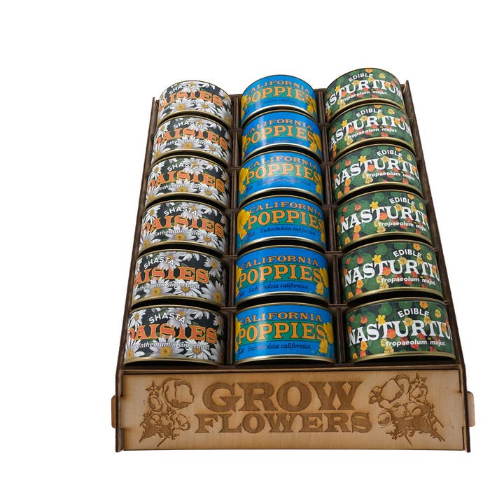 The Jonsteen Company - Wholesale Retailer Display - Home & Living - 18-Piece Flower Kit Display (Kits Not Included)4