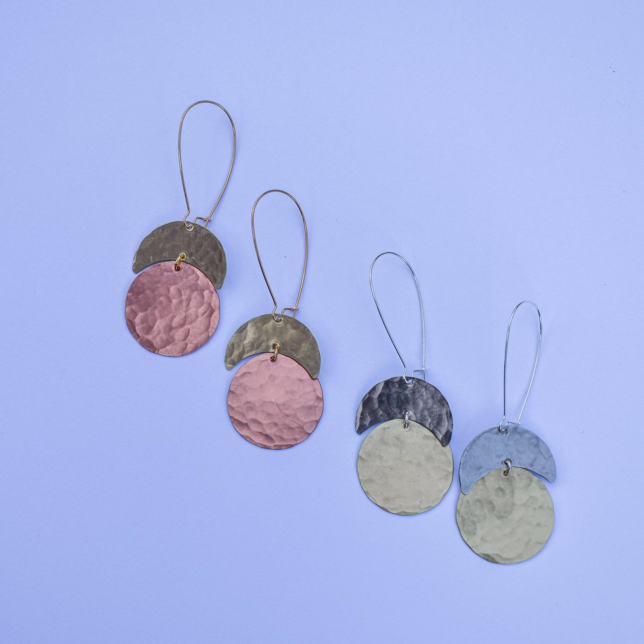 Cascadia Jewlery - Wholesale Dangle Earrings - Momma Moons1