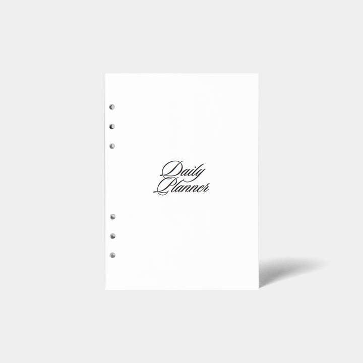 Undated Daily Planner Insert (6-Ring) for wholesale by Stil Classics