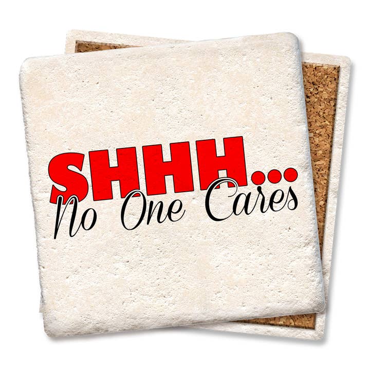 Tipsy Coasters & Gifts – wholesale Underlägg – Shhh ingen bryr sig dalbana