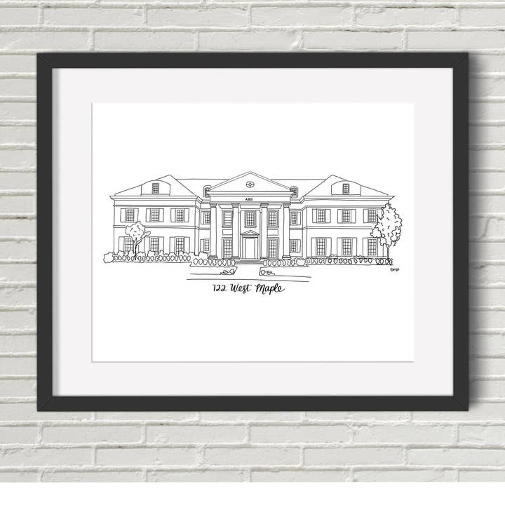 Alpha Chi Omega Schwesternschaftshaus, Fayetteville, Arkansas für den Großhandel von Art and Soul