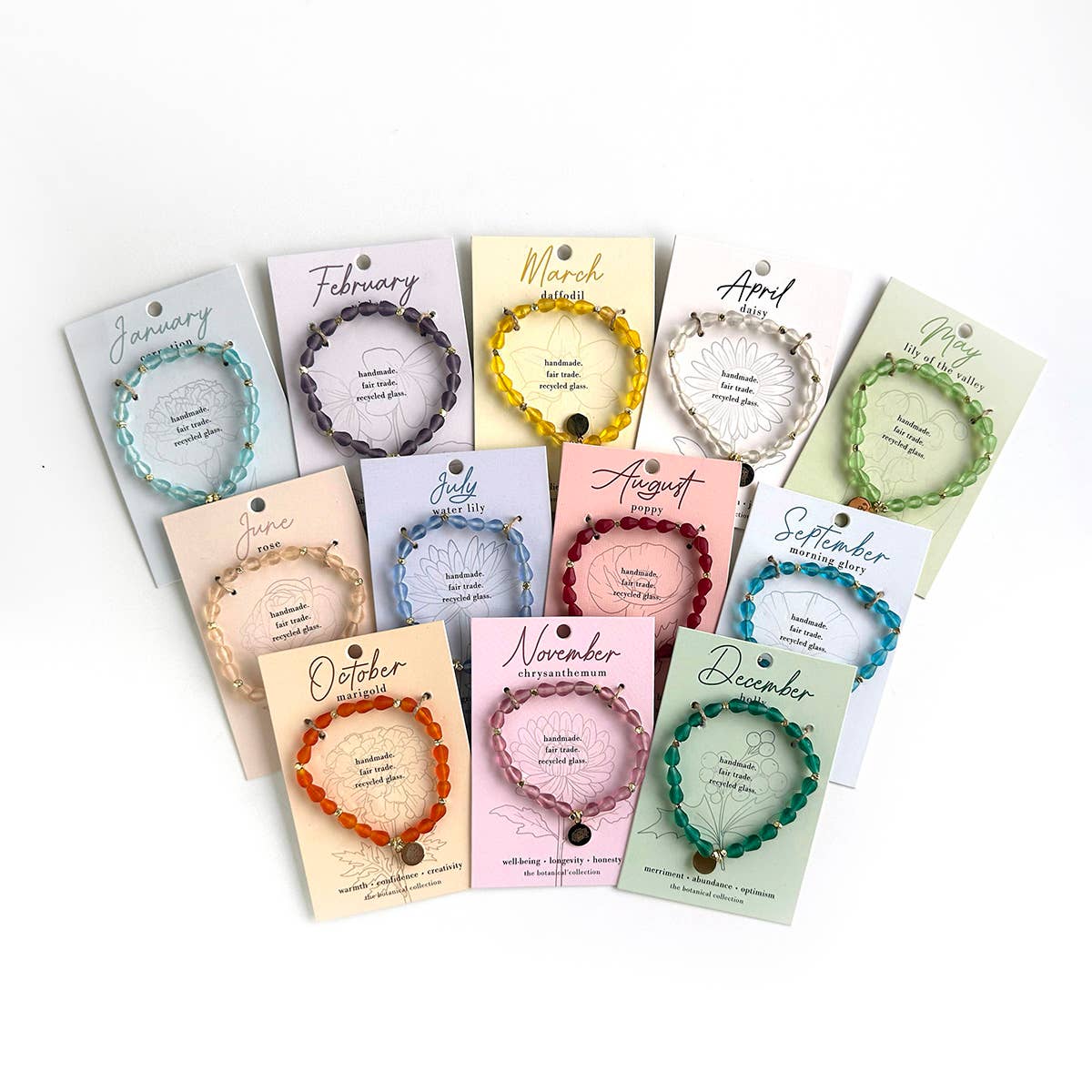 WorldFinds - Wholesale Retailer Display - Jewelry - Botanical Collection Bracelet Display Package1