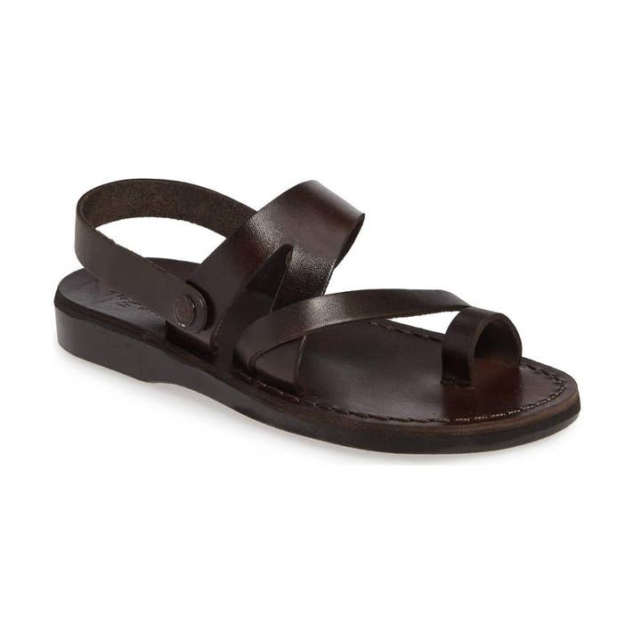 Benjamin - Slingback-Sandale aus Leder | Braun für den Großhandel von Jerusalem Sandals