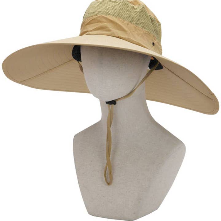 Cap Zone – Chapéu de pescador - Mulher por atacado – Mesh Top Top Extra Larga Bim Chapéu Pescador Boonie4