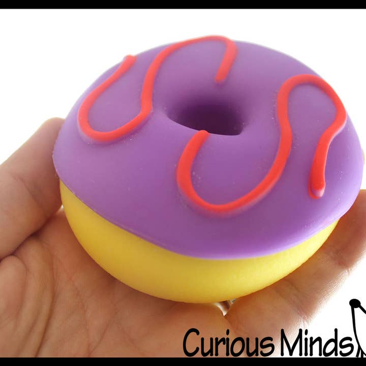 Curious Minds Toys - Wholesale Squishy Toy - Kids & Baby - 1 Donut Nee Doh Soft Squeeze Stress Ball