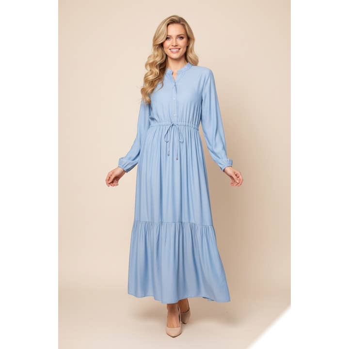 Abiti lunghi D1050 per la vendita all'ingrosso da parte di LUSA MODE