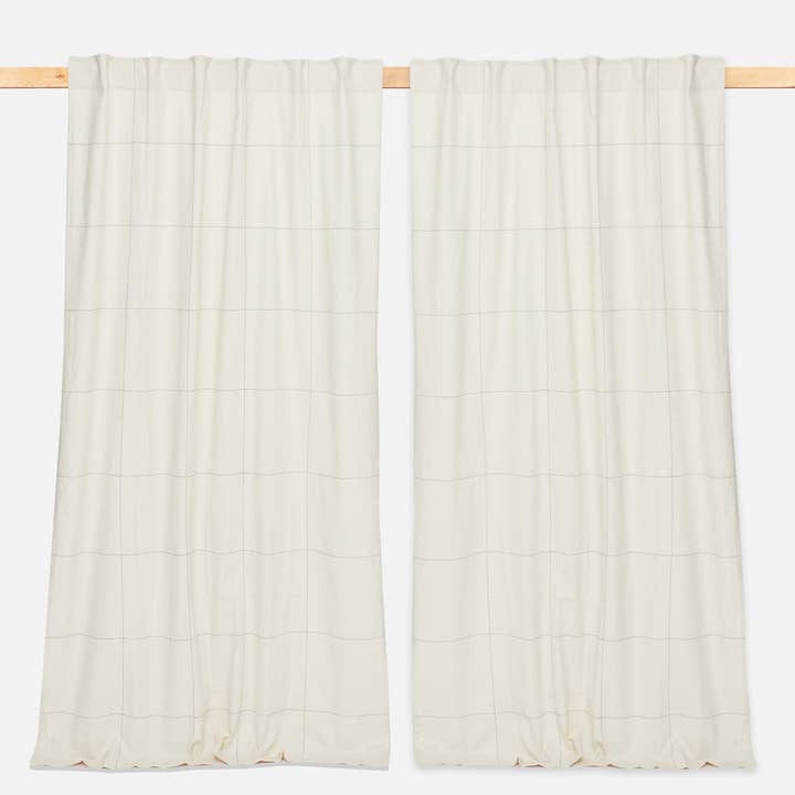 Anchal - Wholesale Curtain - Grid-Stitch Curtain Panel4