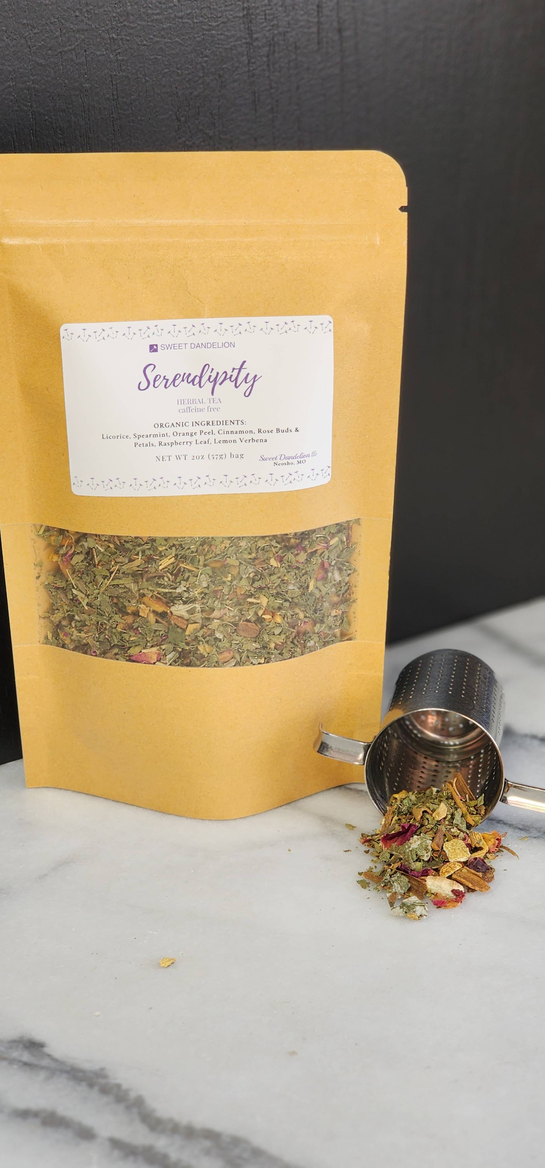 Sweet Dandelion, llc - Wholesale Loose Tea - Serendipity Herbal Tea5