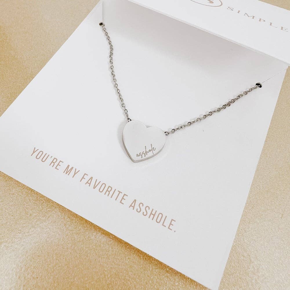 Pretty Simple – wholesale Hänge-/berlockhalsband – Salty Heart Gåvohalsband - VATTENTÄT Grossist10