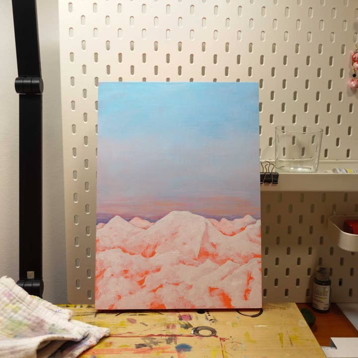 Quando Cade la Neve – Dipinto Originale per la vendita all'ingrosso da parte di uncomfy cherry