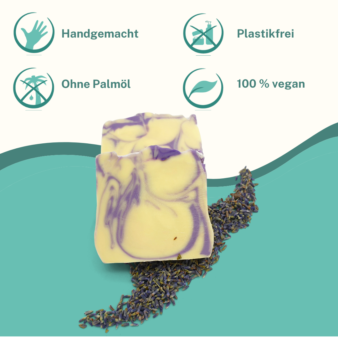 Kleine Auszeit Manufaktur - Wholesale Zeepblok - LAVENDER PEKELZEEP2