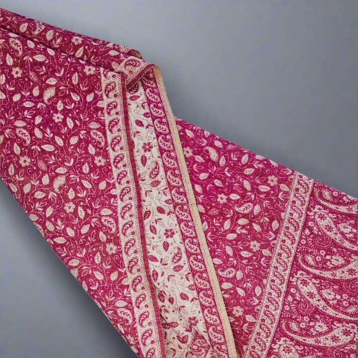 Tibet Handicrafts LLC - Wholesale Throw Blanket - The Pink Life Shawl5