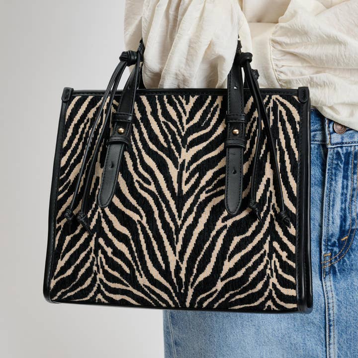 Moda Luxe – wholesale Top handle bag – women's – Dinsdale Zebra Print Crossbody