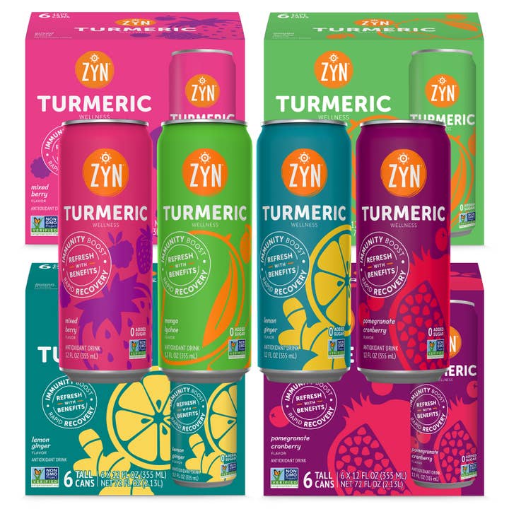 ZYN-Immunity & Recovery - Wholesale Wellness Juice/Tonic - STARTER Pack! Immunity & Recovery Turmeric Wellness Drinks1