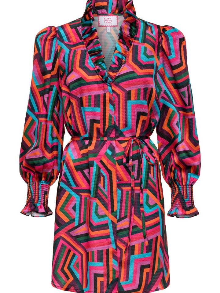 Mary George - Wholesale Dress - Women's - Harper Long Sleeve Dress3