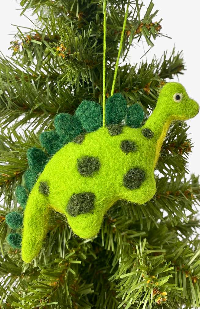 Ganesh Himal Trading – wholesale Ornament – Felt Spike Dinosaur Ornament 0