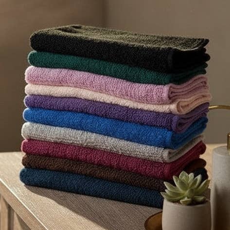 Spa & Salon Collection Vat Dyed Cotton Hand Towels for wholesale by Rifz Textiles Inc