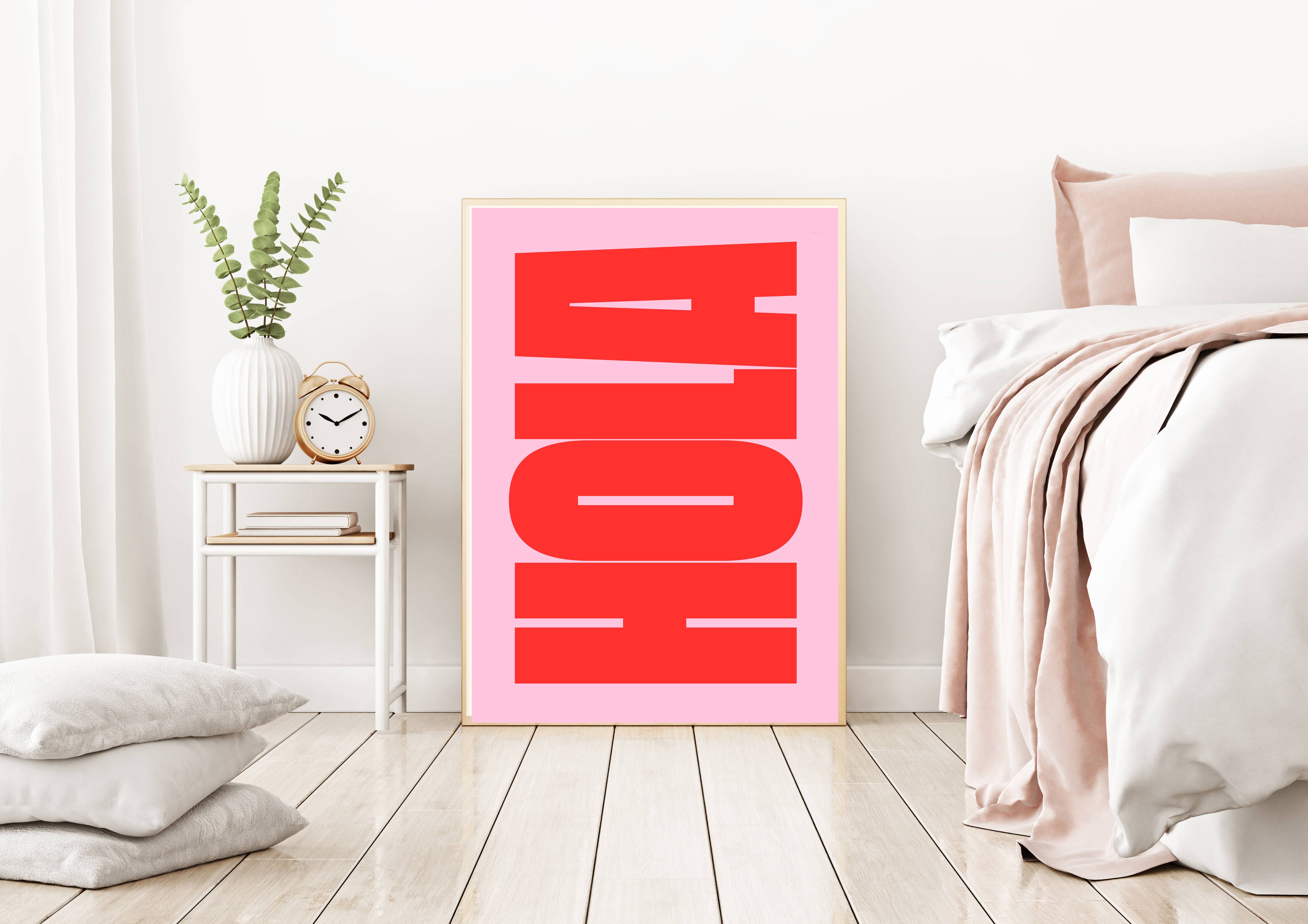 Kumo Art Prints - Wholesale Art Print - Hola Typography Art Print    1