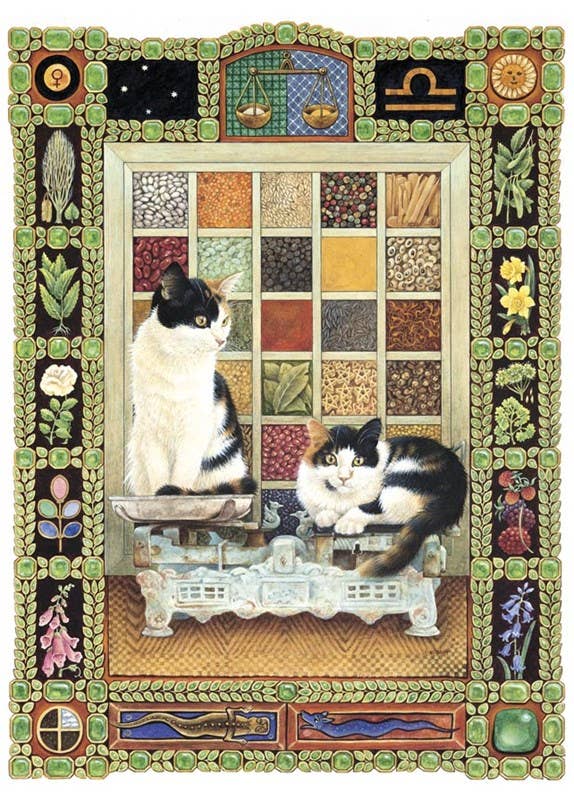 Natural Partners Limited – wholesale Everyday greeting card – Greeting Card Libra - Clea and Lily0