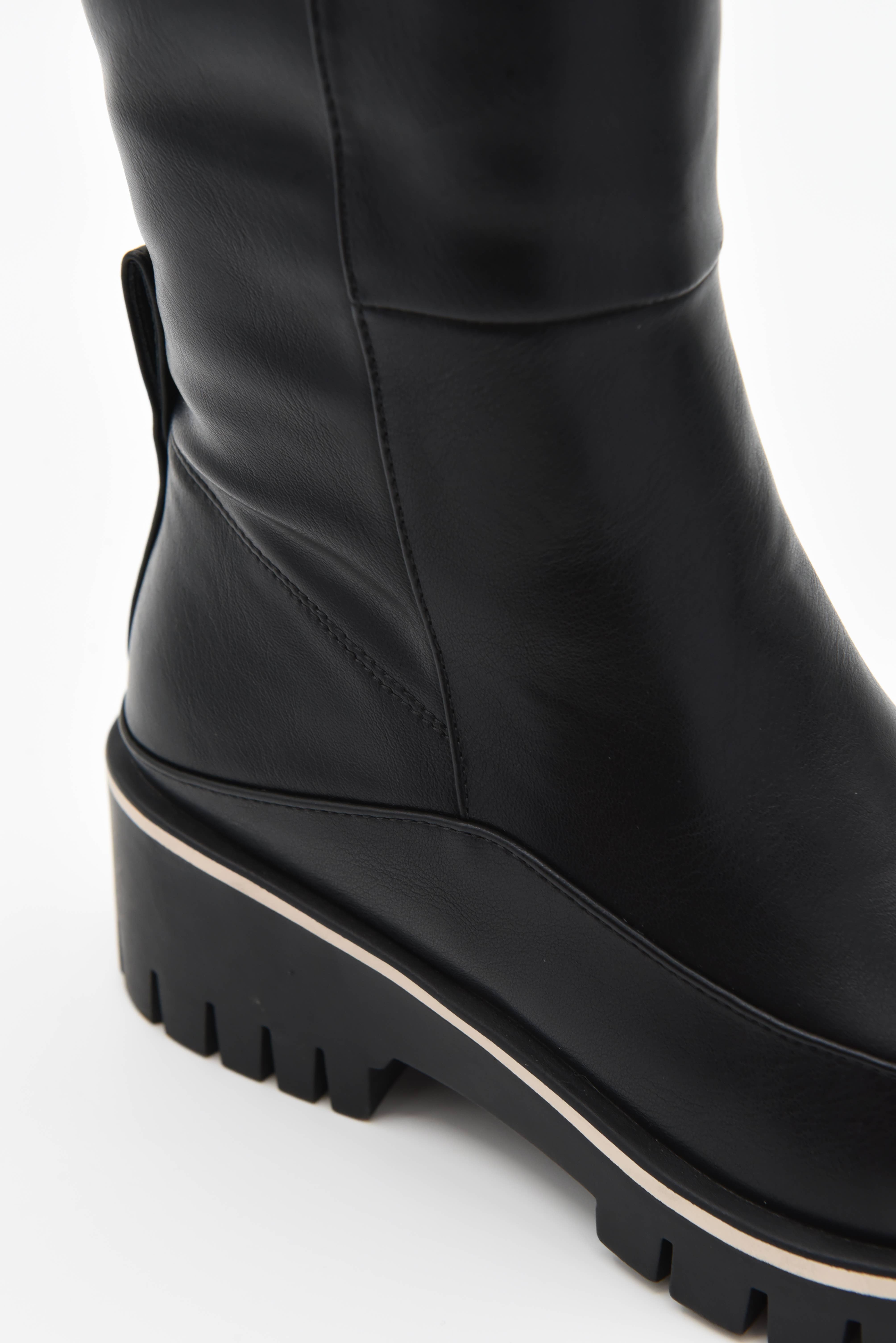 Azarey - Wholesale Boots - Women's - Knee-high boot with lug sole 462K165 5