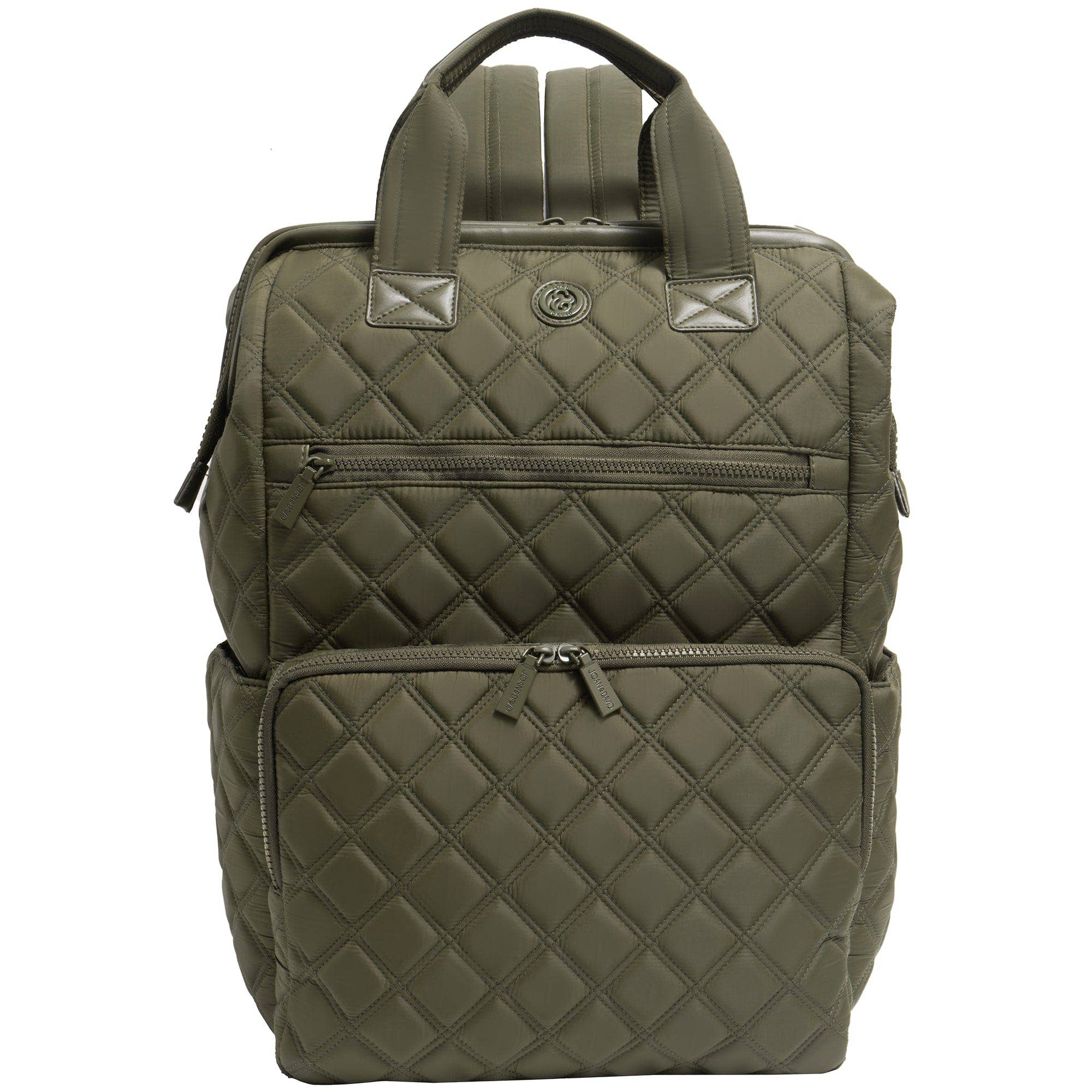 Magid - Wholesale Backpack - Women's - Joan & David Diamond Quilted Puffer Nylon Square Laptop Backpack7