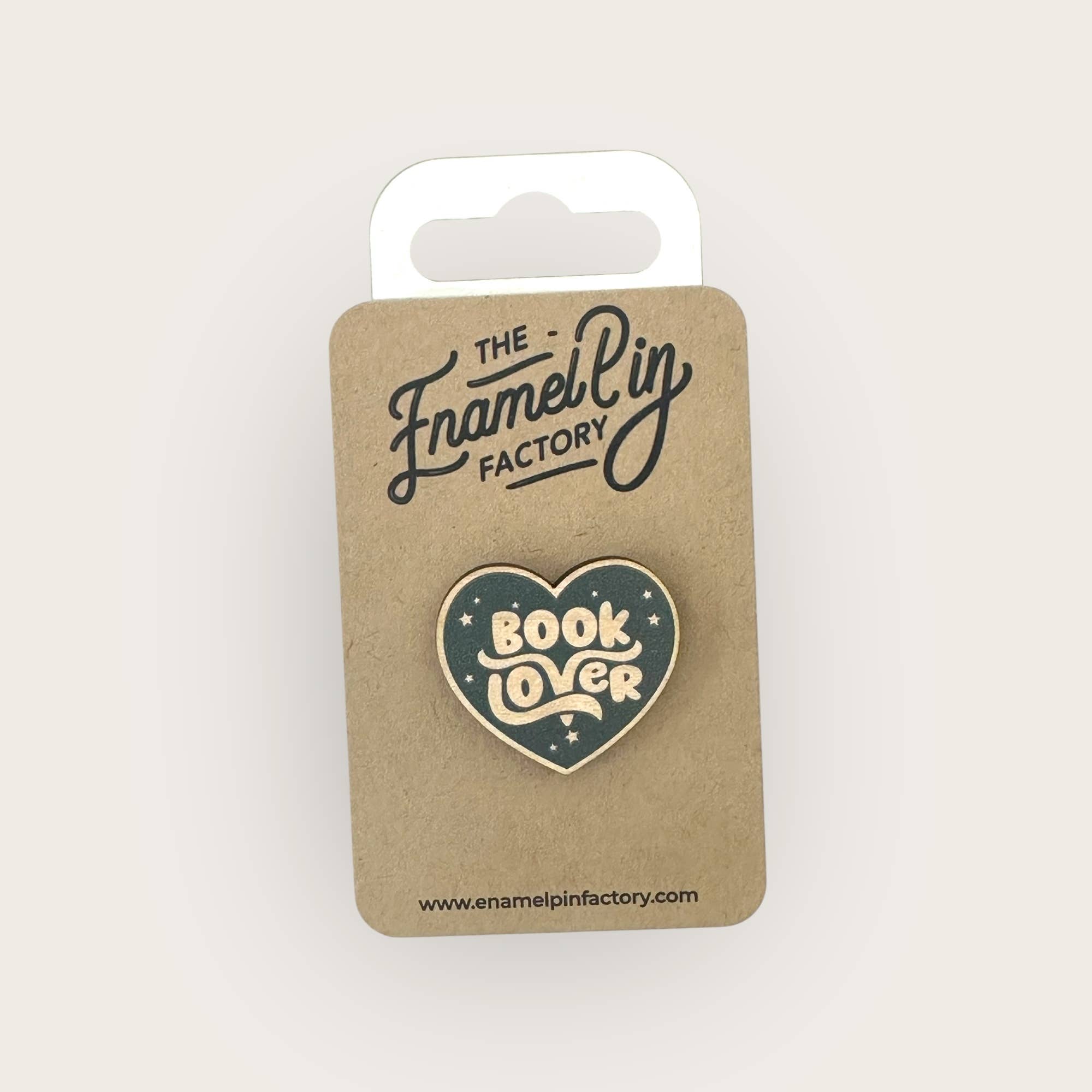 The Enamel Pin Factory – wholesale Lapel pin/button – Book Lover - Wooden Pin Badge1