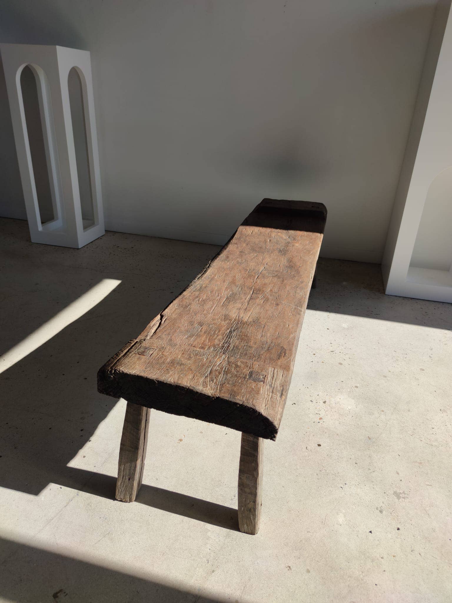 Office Objets - Wholesale Bench - Very large antique teak bench H:50cm L:2m0676