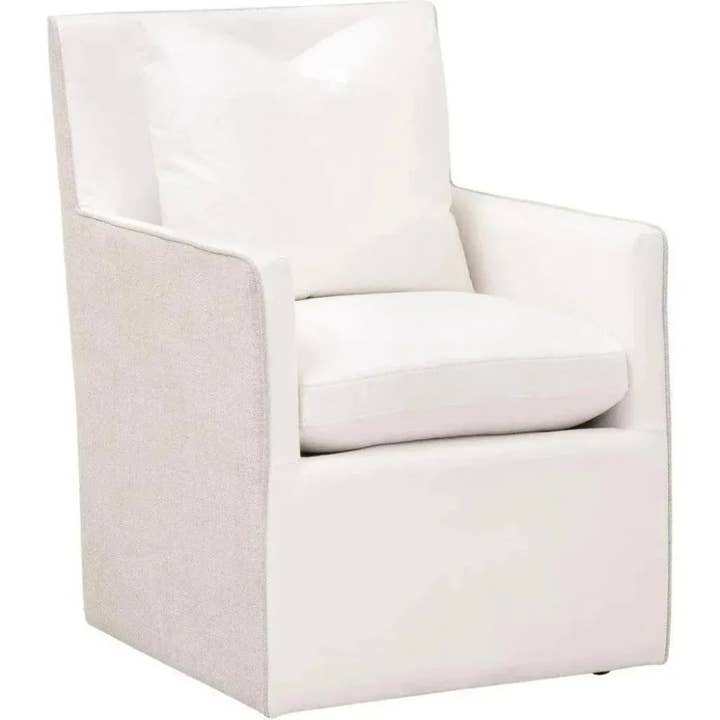 Harmony Two Tone Arm Eetkamerstoel met Wielen voor wholesale door LOOMLAN