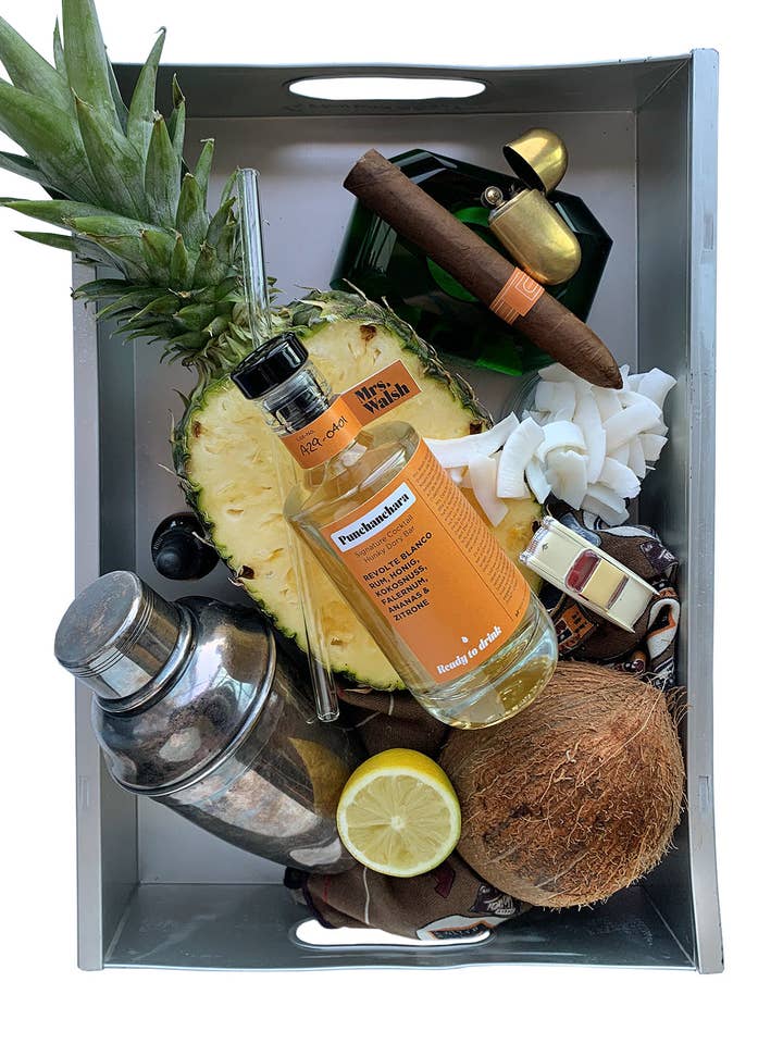 Signature drink: Punchanchara for wholesale by Mrs. Walsh Bottled Cocktails