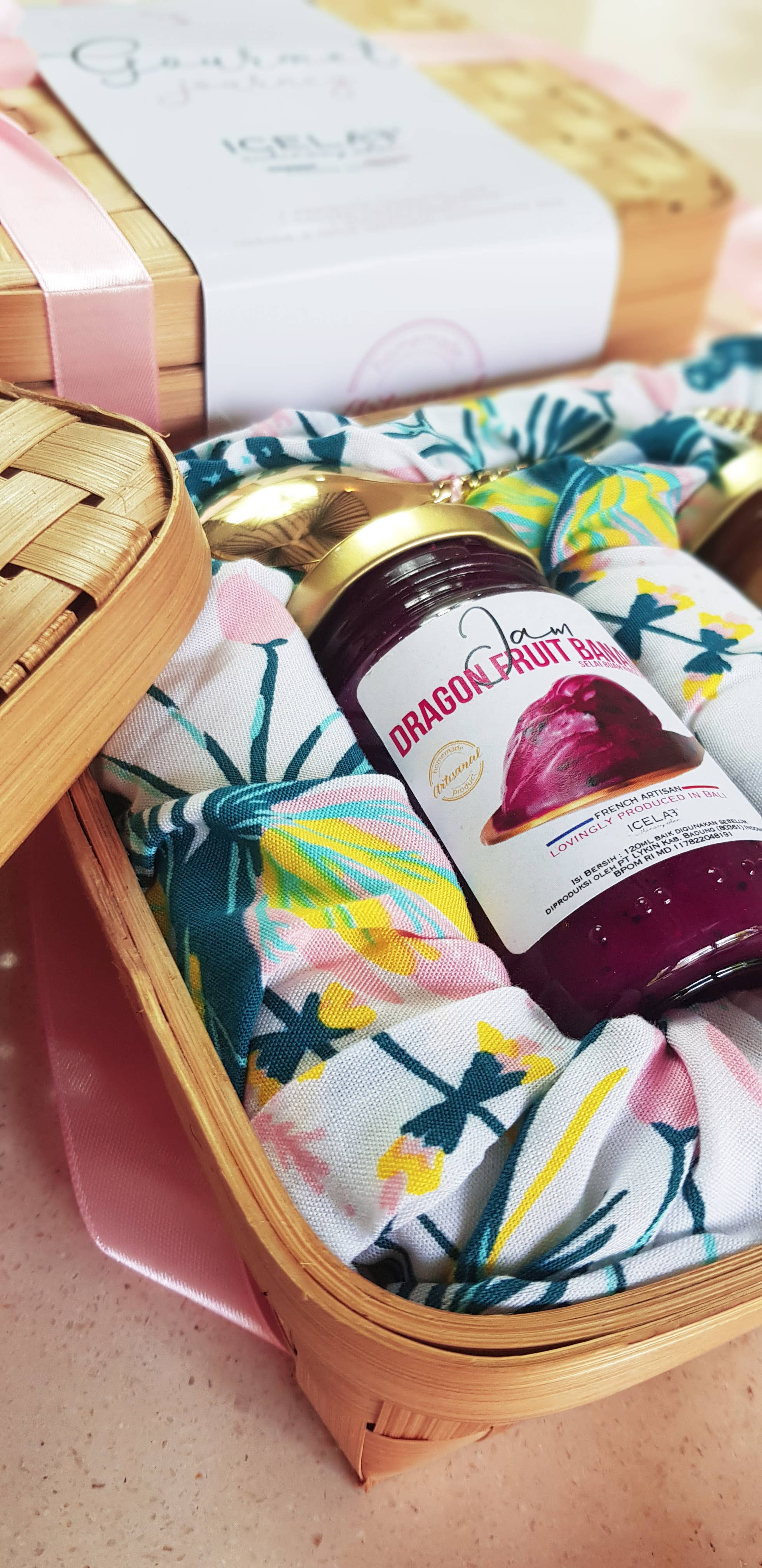 Icelab – Geleia por atacado – Combo Tropical Jams, Cesta de Presentes Gourmet2