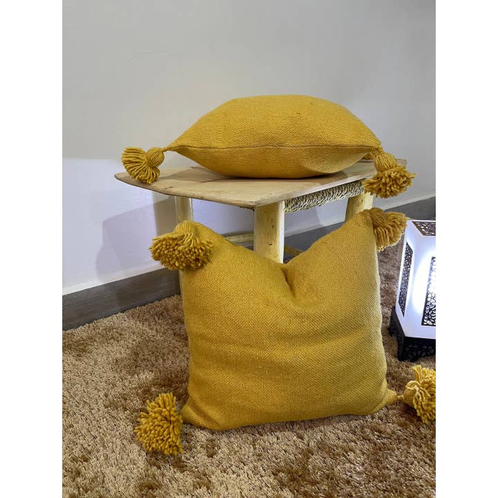 marrakeshop – wholesale Throw pillow cover – Moroccan Pillow Cushion With Pom Pom Tassel18