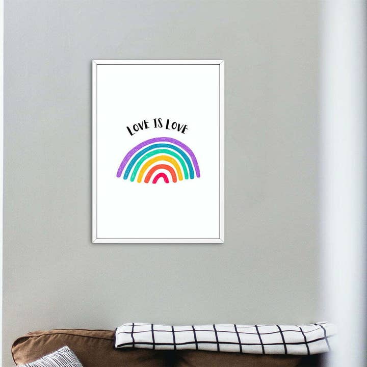 Love Is Love LGBTQ+ Pride Inclusive Print for wholesale by Lunabuloona