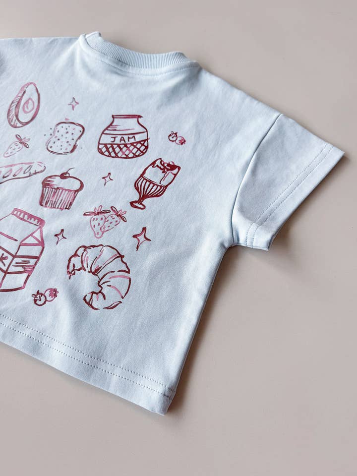 FRECKLES the label - Wholesale Screen Printed T-Shirt - Kids - Breakfast Club Tee | Sky1