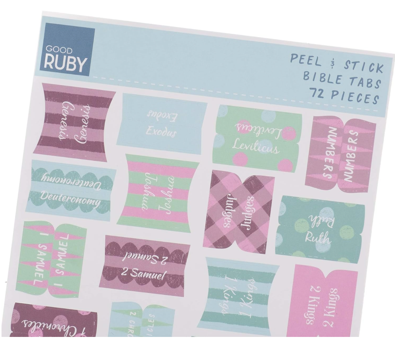 Ella Celebration - Wholesale Religion Book - Books of the Bible Tabs - Multicolor2