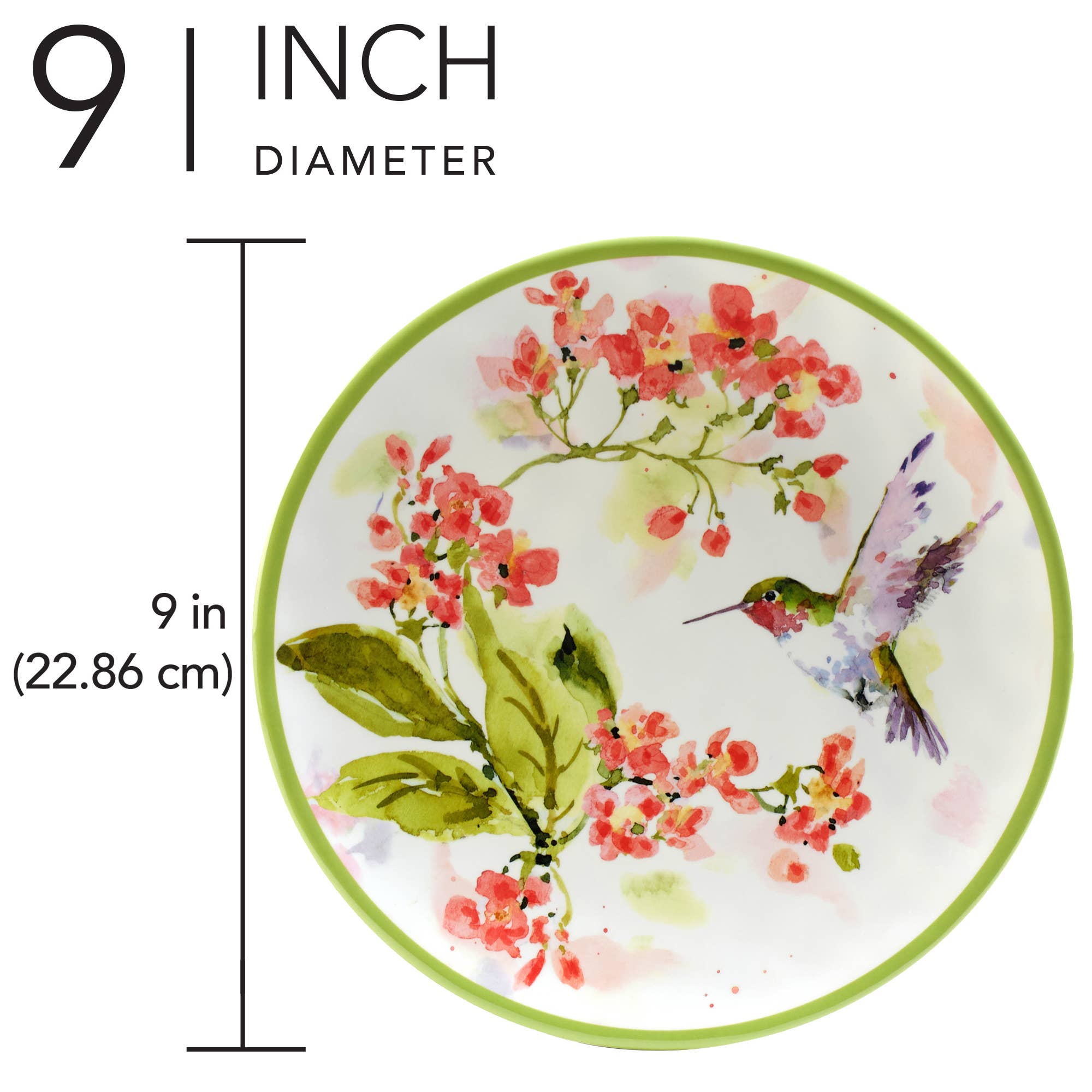 Certified International - Wholesale Salad Plate - Hummingbirds Salad Plate 9in3