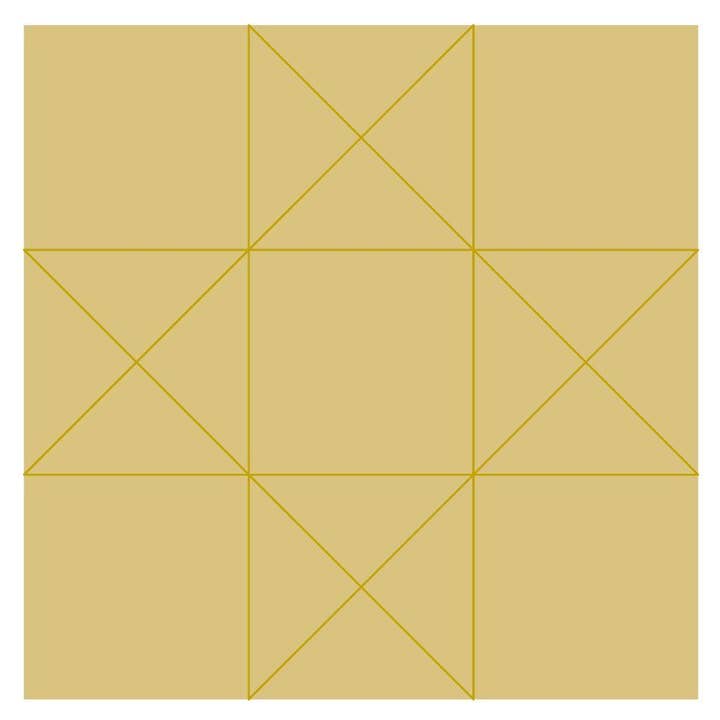 Firkantet stald Quilt Design af linjer ufærdige træ udskæring Sty for engroshandel hos Diverse Woodworking