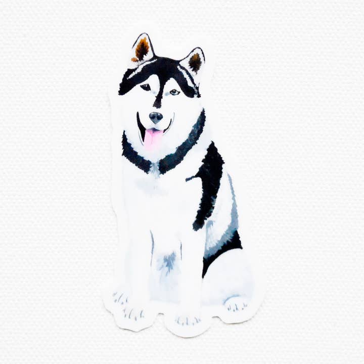 Husky Hund Sticker for engroshandel hos Laura King Paints