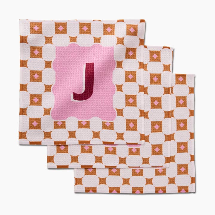 Geometry – toalha de cozinha por atacado – Azulejo com Monograma de Geometria12