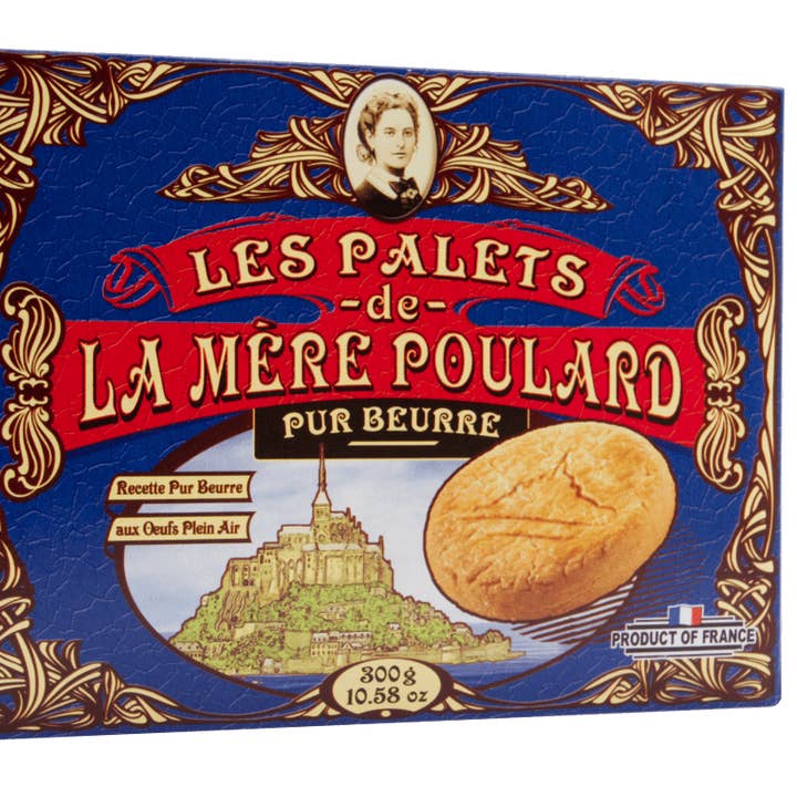 Boîte carton Collector palets 300g pour la vente par Biscuiterie La Mère Poulard