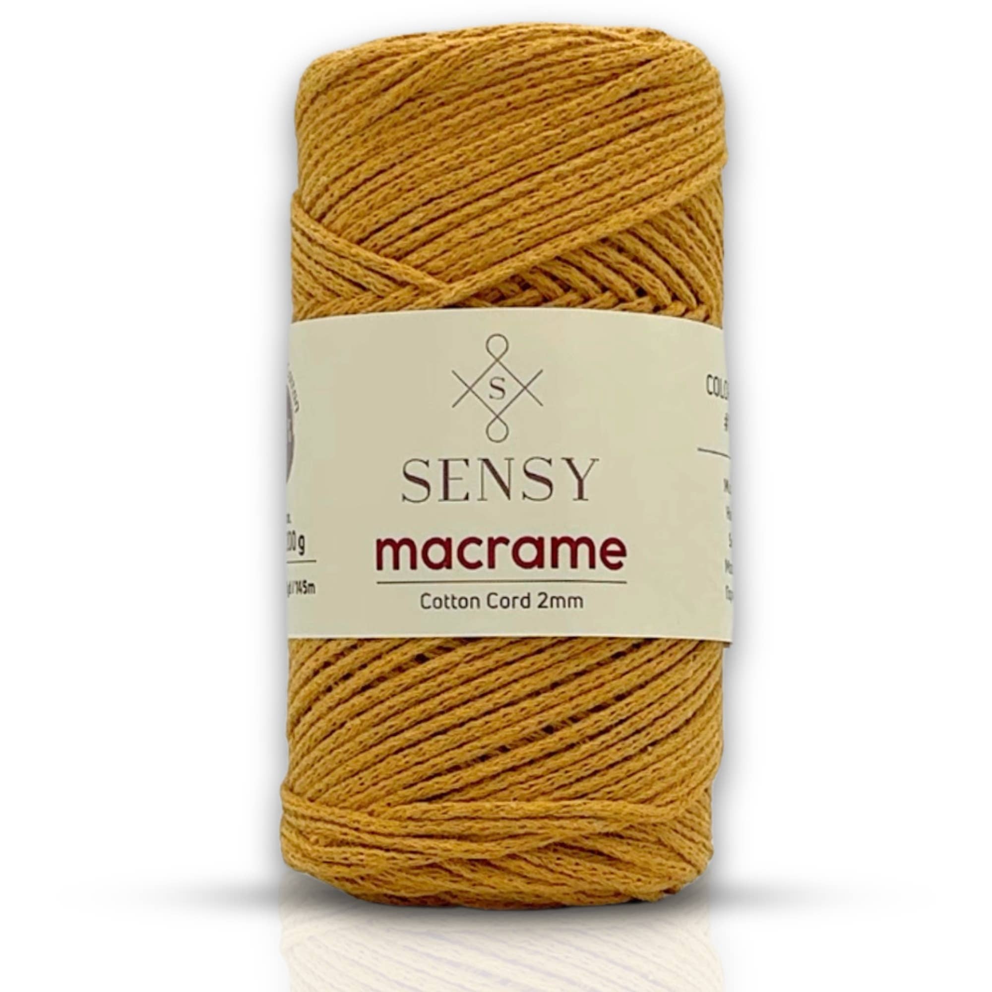 Sensy - Wholesale Yarn - Sensy Premium 2mm - 160 yards 100% Recycled Cotton Macrame Cord32