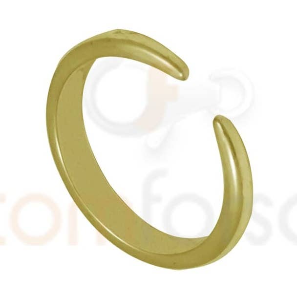 Sterling silver horn alliance ring for wholesale by COM FORSA SL